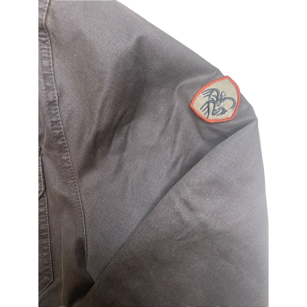 Legendary Whitetails Journeyman Shirt Jacket Mens Medium Gray Flannel Lined - Picture 8 of 13